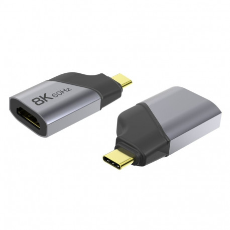 PremiumCord Adapter USB-C to HDMI resolution 8K@60Hz,4K@144Hz Aluminium