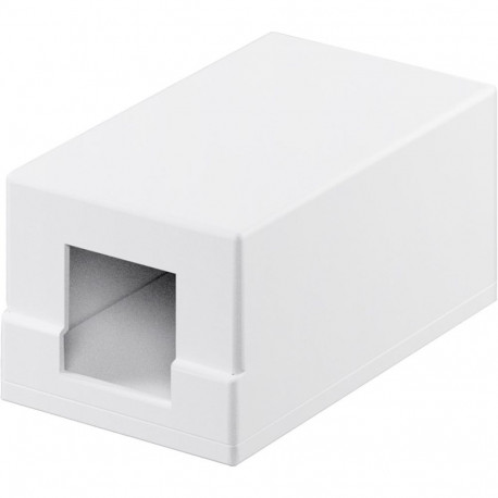 Keystone empty box for 1x Keystone with easy snap-on assembly