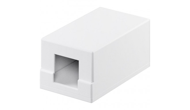 Keystone empty box for 1x Keystone with easy snap-on assembly