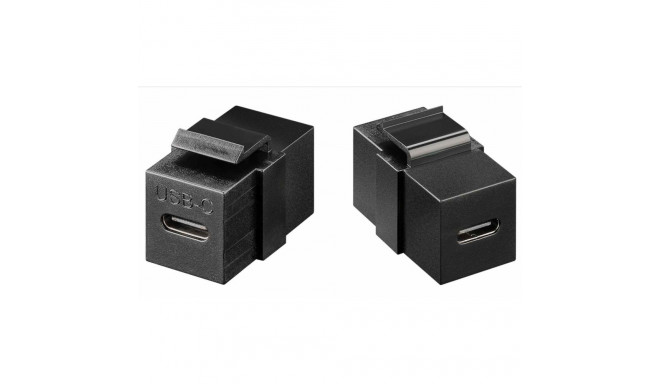 Keystone Module USB-C female - USB-C female Gen 2 (10Gbit/s) black