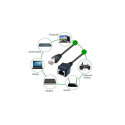 PremiumCord Extension Patch cable F/UTP RJ45-RJ45 M/F 10m