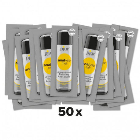 Lubrykant analny na bazie silikonu Analysme! 1,5ml x 50 szt. Pjur