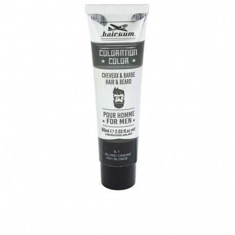 HAIRGUM COLORATION tinte para barba y cabello #6.1-Rubio Ceniza 60 gr