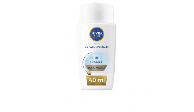 NIVEA SUN FLUIDO DIARIO protección facial SPF50+ #tono medio 40 ml