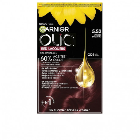 Garnier OLIA juuksevärv #5.52 püsiv ilma ammoniaagita, luksuslik malbek