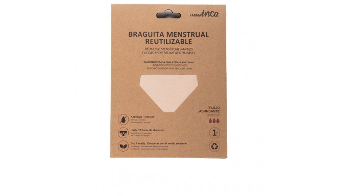INCA BRAGUITA MENSTRUAL absorción super #nude talla L 1 u