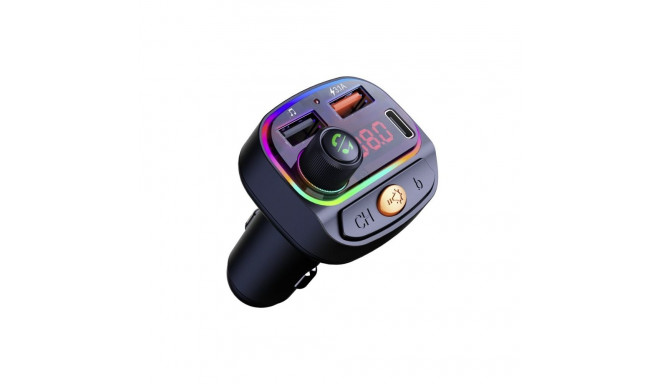 Swissten RGB Bluetooth FM Transmitteris 2x USB / USB-C