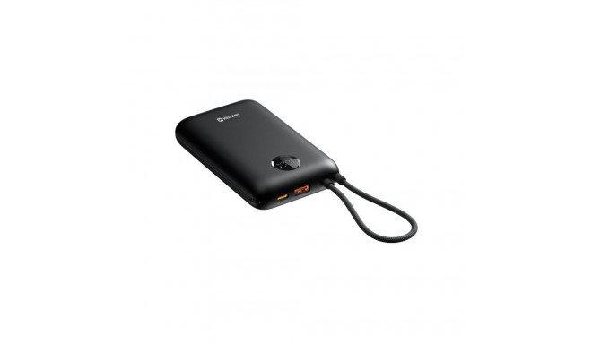 Swissten Voltbox 35W Power Bank 30000 mAh with Built-In Cables USB-C and Lightning