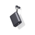 Swissten Power Bank 20000 mAh with Built-In Cables USB-C and Lightning