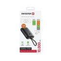 Swissten Voltbox 35W Power Bank 10000 mAh with Built-In Cables USB-C and Lightning