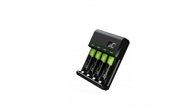 Green Cell VitalCharger Battery charger + 2x batteries AA / 2000mA and 2x batteries AAA / 800mAh
