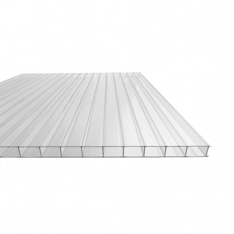 Piece of greenhouse multiwall sheet / clear polycarbonate 700x1500mm - 4mm, 3pcs.