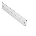 Protective edge U-profile for polycarbonate 4mm, 6pcs.
