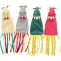 Mouse, plush, catnip, 14.5 cm 25 cm, random color