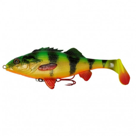 SavageGear 4D Perch Shad 12.5cm/23g/0.5-1.2m Firetiger