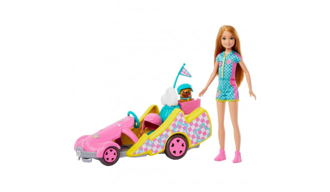 Barbie® Go-Kart ja nukk Stacie
