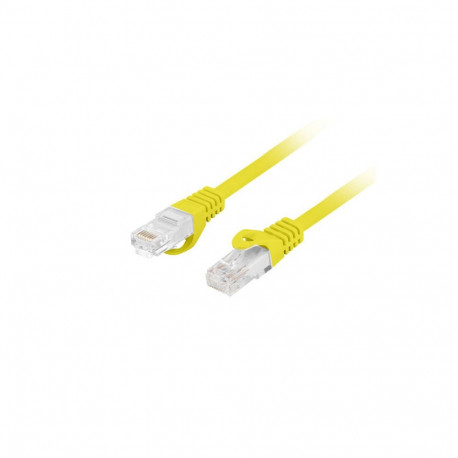 PATCHCORD CAT.6 UTP LSZH CU 20M YELLOW FLUKE PASSED LANBERG
