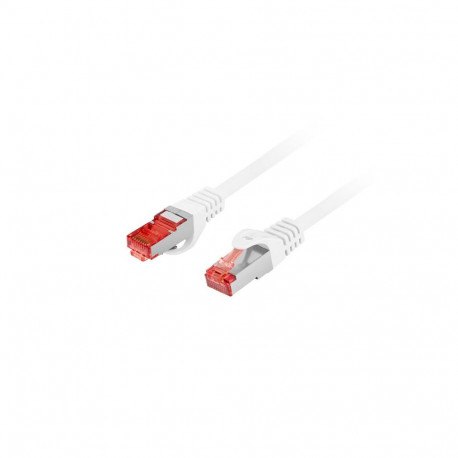 PATCHCORD CAT.6 S/FTP LSZH CU 1M WHITE FLUKE PASSED LANBERG