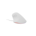 VERTICAL MOUSE NATEC CRAKE 2 PRO 12800DPI PROGRAMMABLE OPTICAL WHITE