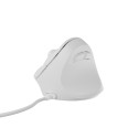 VERTICAL MOUSE NATEC CRAKE 2 PRO 12800DPI PROGRAMMABLE OPTICAL WHITE