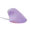 VERTICAL MOUSE NATEC CRAKE 2 PRO 12800DPI PROGRAMMABLE OPTICAL PURE LAVENDER