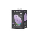 VERTICAL MOUSE NATEC CRAKE 2 PRO 12800DPI PROGRAMMABLE OPTICAL PURE LAVENDER