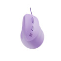 VERTICAL MOUSE NATEC CRAKE 2 PRO 12800DPI PROGRAMMABLE OPTICAL PURE LAVENDER