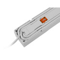 SURGE PROTECTOR ARMAC Z5 5M 5X FRENCH OUTLETS 10A CABLE ORGANIZER GREY
