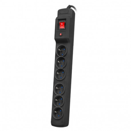SURGE PROTECTOR ARMAC MULTI M6 10M 6X FRENCH OUTLETS BLACK