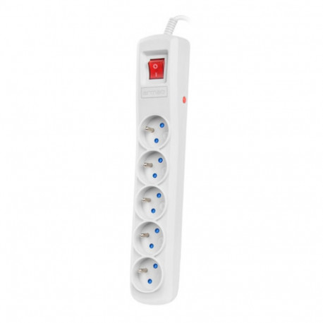 SURGE PROTECTOR ARMAC ARC5 3M 5X FRENCH OUTLETS GREY