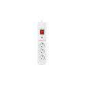 SURGE PROTECTOR ARMAC MULTI M3 3M 3X FRENCH OUTLETS GREY