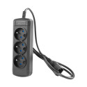 POWER STRIP ARMAC ARCOLOR3 3X OUTLETS FOR UPS IEC C14 INPUT CONNECTOR