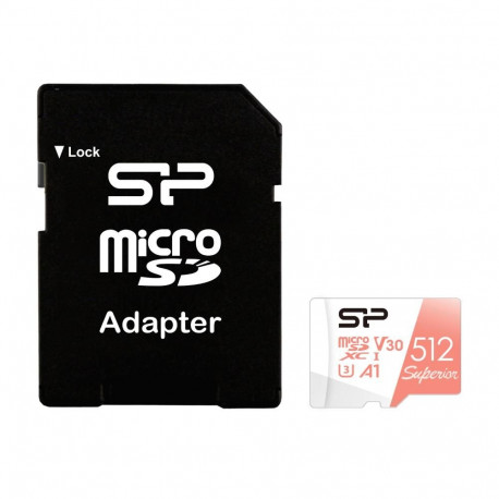 Silicon Power mälukaart microSDXC 512GB Superior Pro 100MB/s V30