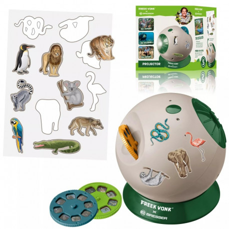 TASUTA VONK x BRESSER kleebistega lasteprojektor