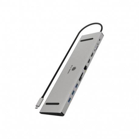 ICY BOX IB-DK2106a-CPD dokkimisjaam USB Type-C 3xUSB 3.0 2xHDMI VGA