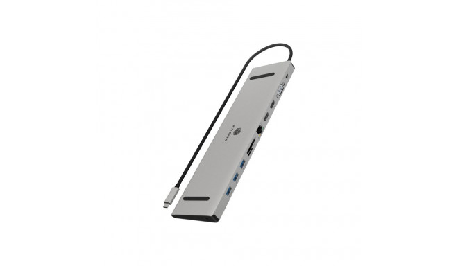 ICY BOX IB-DK2106a-CPD dokkimisjaam USB Type-C 3xUSB 3.0 2xHDMI VGA
