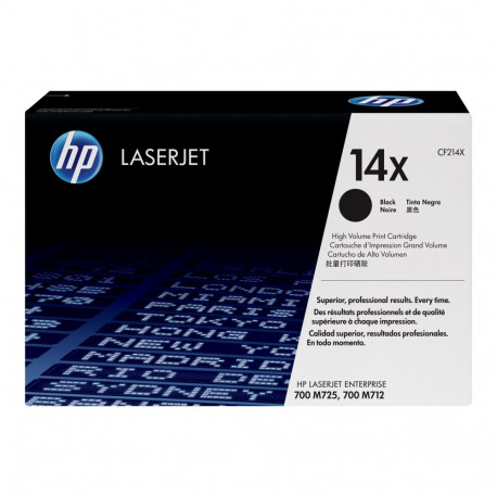 HP Toner 14X black LJ Enterprise 700 color MFP M712 Series