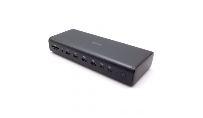 I-TEC Universaalne 6x 4K Ekraan DS 6x4K 2xDP 2xHDMI 2xUSB-C 1xGLAN 2xUSB-C Gen.2 4xUSB 3.2 1xAudio/M