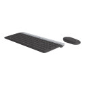 LOGITECH Slim Juhtmevaba Klaviatuuri ja Hiire Komplekt MK470 - GRAFIIT - US INTNL - INTNL