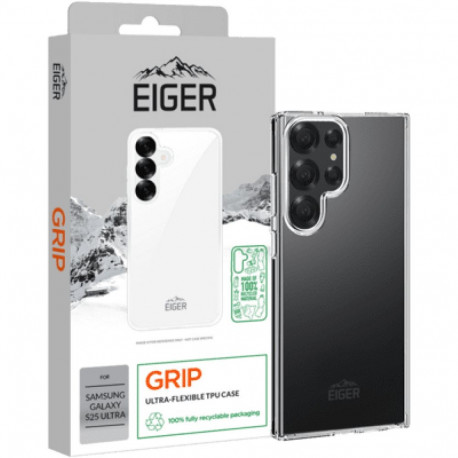 Eiger ümbris Galaxy S25 Ultra Grip, läbipaistev