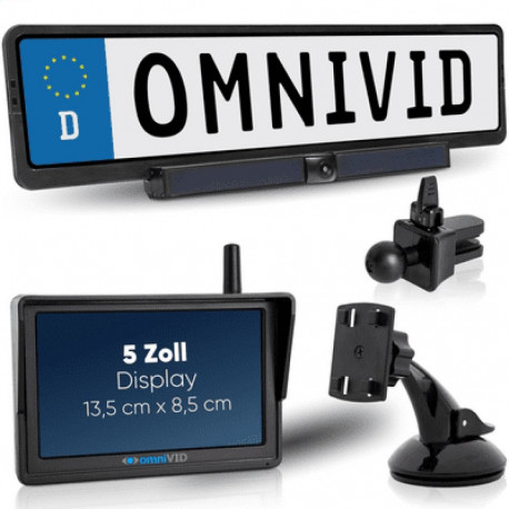 omniVID Solar5 Kabelloses Solar-Rückfahrvideosyste