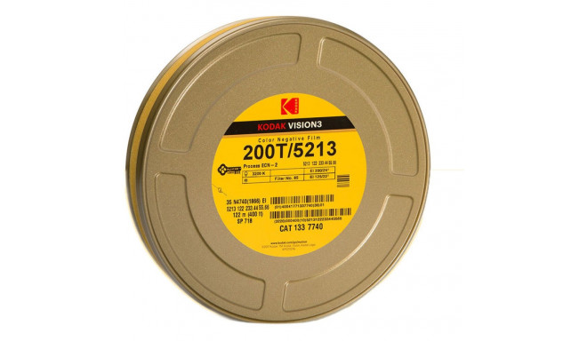 Kodak Vision3 200T krāsu negatīvā filma otrreizējās pārstrādes kasetē 135/36