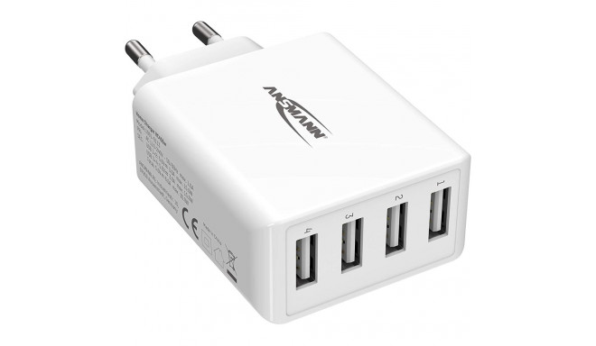 Ansmann Home Charger HC430, charger (white, intelligent charging control, multisafe technology)