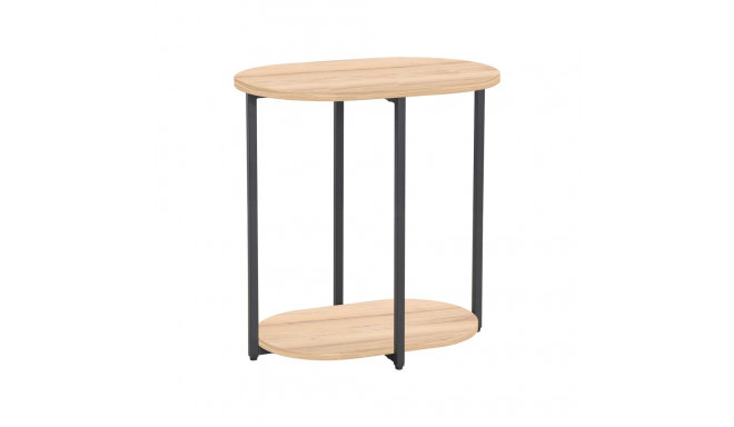 Side table HANNES 52x35xH54cm, rustic melamine