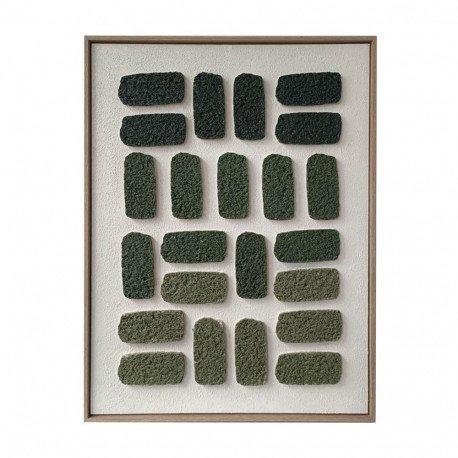 Wall art WALLY 60x80cm, green maze 1