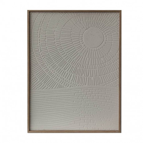 Wall art WALLY 60x80cm, abstract white