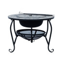 Fire pit MOSAIC 60x60xH45cm, beige