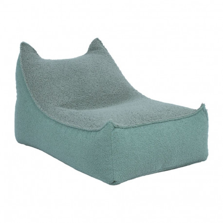 Bean bag LARRY CAT 100x70x30/56cm, green