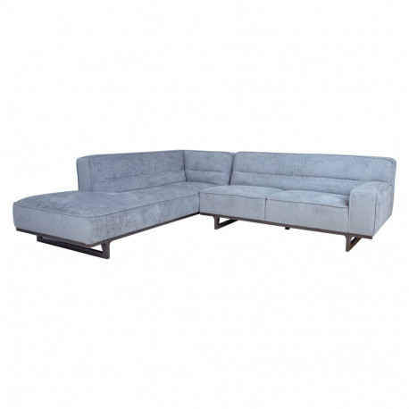 Nurgadiivan HASSO VN 272x240/95xH79cm, hõbehall