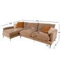 Corner sofa DAISY LC, beige